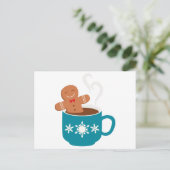 Lebkuchen im Cup Postkarte (Stehend Vorderseite)