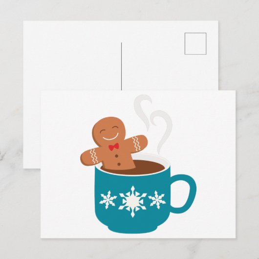 Lebkuchen im Cup Postkarte (Vorne/Hinten)
