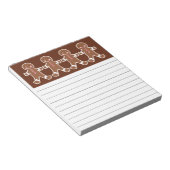 Lebkuchen-Junge Notizblock (angewinkelt)