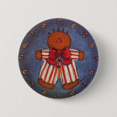 Lebkuchen-Jungen-Knopf-Button Button (Vorderseite)