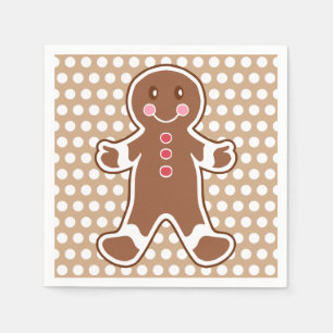 Lebkuchen-Jungen-Servietten Serviette