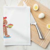 Lebkuchen-Jungen-Weihnachtstuch Handtuch (Viertel Falte)