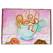 Lebkuchen-Kaffeegeschenktüte Große Geschenktüte (Rückseite)