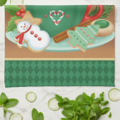 Lebkuchen-Kakao-Geschirrtuch Handtuch (Gefaltet)