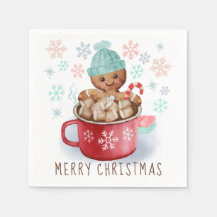 Lebkuchen & Kakao Weihnachten Serviette