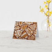 Lebkuchen Karte (Gelbe Blume)