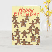 Lebkuchen Karte (Gelbe Blume)