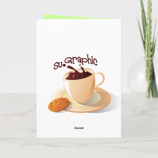 Lebkuchen-Karte Feiertagskarte (Rückseite)