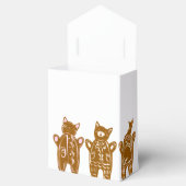 Lebkuchen Katzen - Handgemalt Geschenkschachtel (Geöffnet)