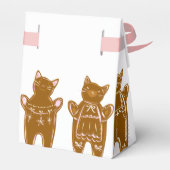 Lebkuchen Katzen - Handgemalt Geschenkschachtel (Rückseite)