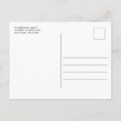 Lebkuchen Keks Roter Lkw Keks Einladung Postkarte (Rückseite)