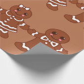 Lebkuchen-Kekse Geschenkpapier (Ecke)