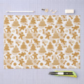 Lebkuchen Kekse mit Hundeknochen Seidenpapier (Handwerk)