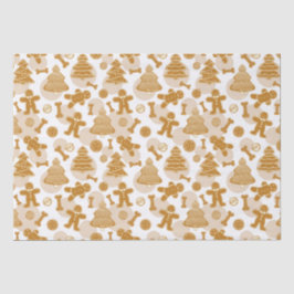 Lebkuchen Kekse mit Hundeknochen Seidenpapier