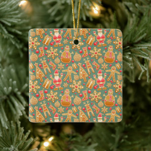 Lebkuchen/Kekse/Weihnachten Keramikornament