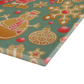 Lebkuchen/Kekse/Weihnachten Schneidebrett (Ecke)
