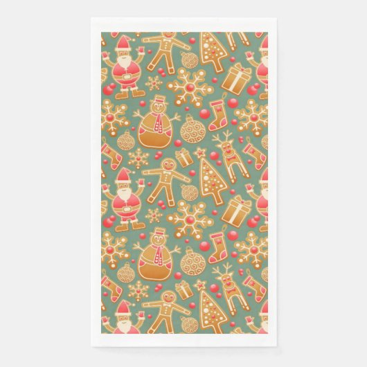 Lebkuchen/Kekse/Weihnachten Serviette (Vorderseite)