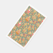 Lebkuchen/Kekse/Weihnachten Serviette (Ecke)