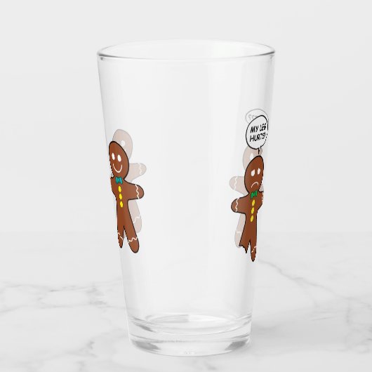 Lebkuchen Kekse Weihnachtsweihnachtsgebäck Spaß Glas (Rechts)