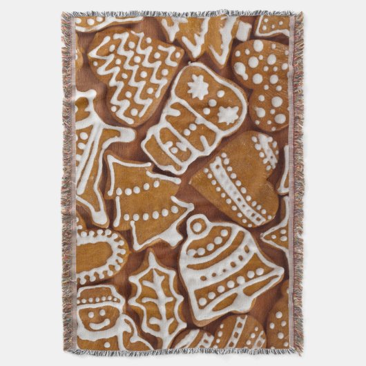 Lebkuchen Kekse werfen Decke (Vorderseite Vertikal)