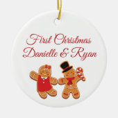 Lebkuchen Keramik Ornament (Vorne)