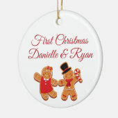 Lebkuchen Keramik Ornament (Links)