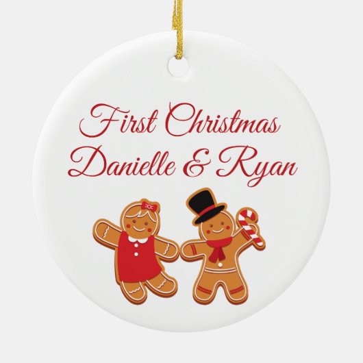 Lebkuchen Keramik Ornament (Hinten)