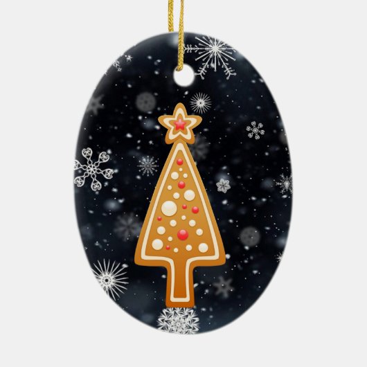 Lebkuchen Keramik Ornament (Hinten)