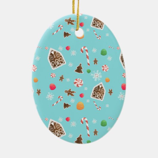 Lebkuchen Keramik Ornament (Hinten)