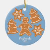 Lebkuchen Keramik Ornament (Vorne)