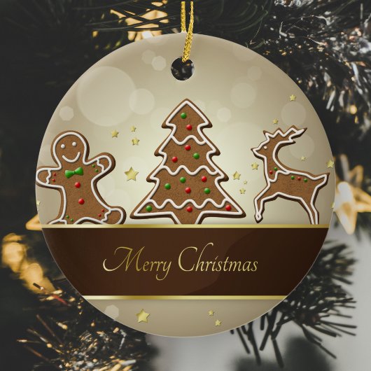 Lebkuchen Keramikornament