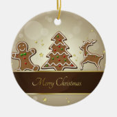 Lebkuchen Keramikornament (Vorne)