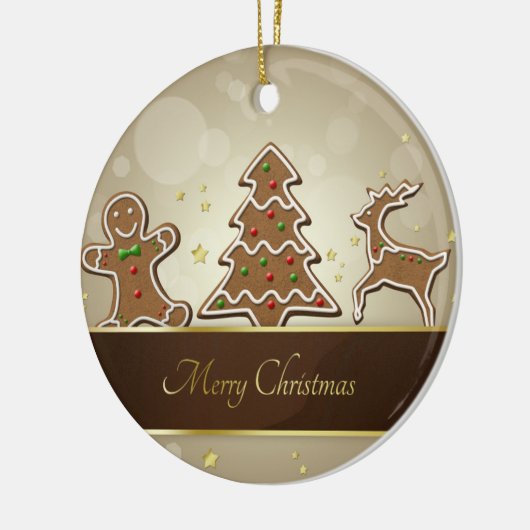 Lebkuchen Keramikornament (Links)