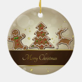 Lebkuchen Keramikornament (Hinten)