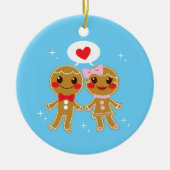 Lebkuchen Keramikornament (Vorne)