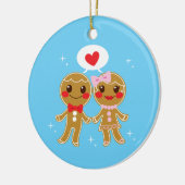 Lebkuchen Keramikornament (Links)