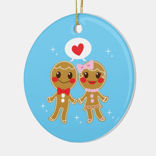Lebkuchen Keramikornament (Links)