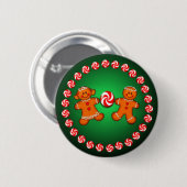 LEBKUCHEN-KINDER u. SÜSSIGKEIT durch SHARON SHARPE Button (Vorne & Hinten)