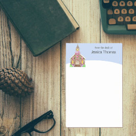 Lebkuchen Kirche Personalisiert Post-it Klebezettel