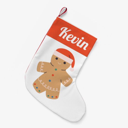 Lebkuchen Kleiner Weihnachtsstrumpf (Vorderansicht (hängend))