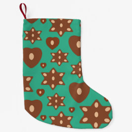 Lebkuchen kleiner weihnachtsstrumpf