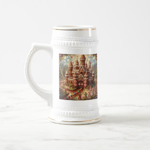 Lebkuchen-Königreich-Tasse – Whimsical Candy Cast Bierglas