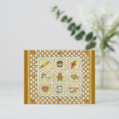 Lebkuchen Küche Rezept/Postkarte Postkarte (Stehend Vorderseite)