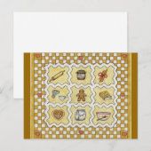 Lebkuchen Küche Rezept/Postkarte Postkarte (Vorne/Hinten)