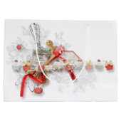 Lebkuchen-Küchen-Collagen-Geschenk-Tasche Große Geschenktüte (Rückseite)