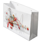 Lebkuchen-Küchen-Collagen-Geschenk-Tasche Große Geschenktüte (Vorderseite Schrägansicht)