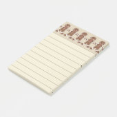 Lebkuchen-Küchen-Post-it-Notes Post-it Klebezettel (angewinkelt)