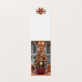 Lebkuchen-Küchenbaum-Saison-Grüße Karte (Außenseite Aufgefaltet)