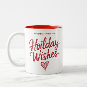 Lebkuchen Küsse Weihnachten Zweifarbige Tasse