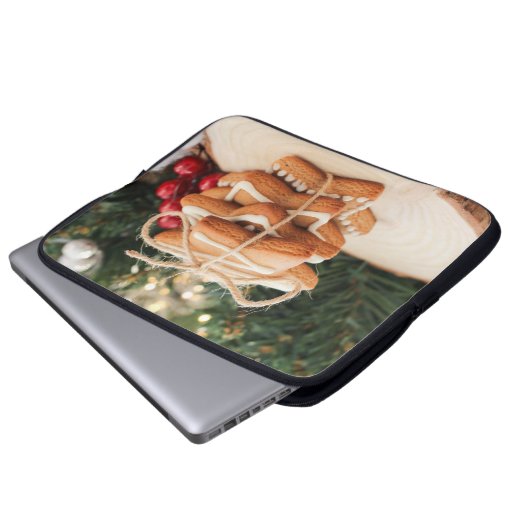 Lebkuchen Laptopschutzhülle (Vorne Knopf)